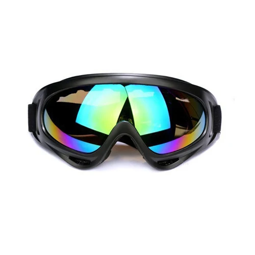 1 шт. зимние ветрозащитные очки для катания на лыжах, очки для спорта на открытом воздухе, лыжные очки, пылезащитные очки для езды на велосипеде - Цвет: colorful