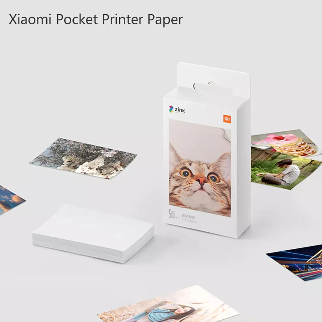 Xiaomi Mi Portable Photo Printer 用紙50枚付き