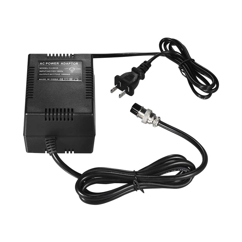 Смешивание консольный микшер Питание адаптер переменного тока 18V 1600mA 60 Вт 3-контактный разъем 220V Вход для 10-канальный или выше микшерные - Цвет: US Plug
