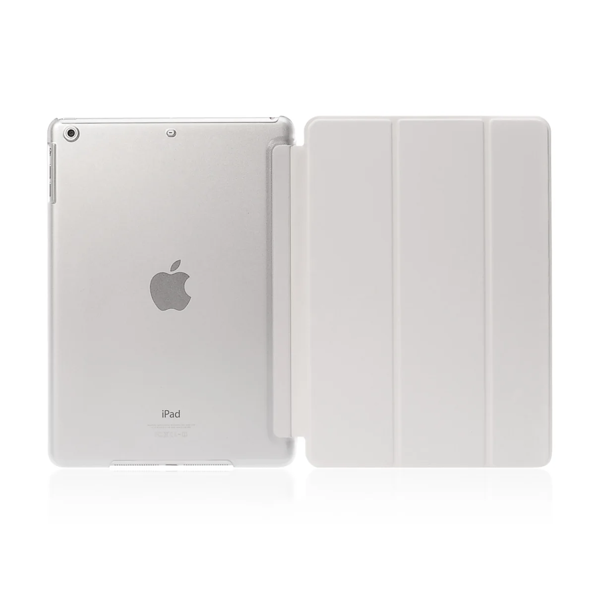 Умный кожаный чехол-подставка для планшета Apple Ipad Air 9,7 дюймов PU Wake для I Pad 5 Air1 Sleepcover Ipadstand кожаный чехол - Цвет: Белый