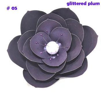 

15cm-45cm Cardstock Rose DIY Paper Flowers Easy Wedding & Event Backdrops Decorations Baby Nursery Wall Decor Video Tutorials