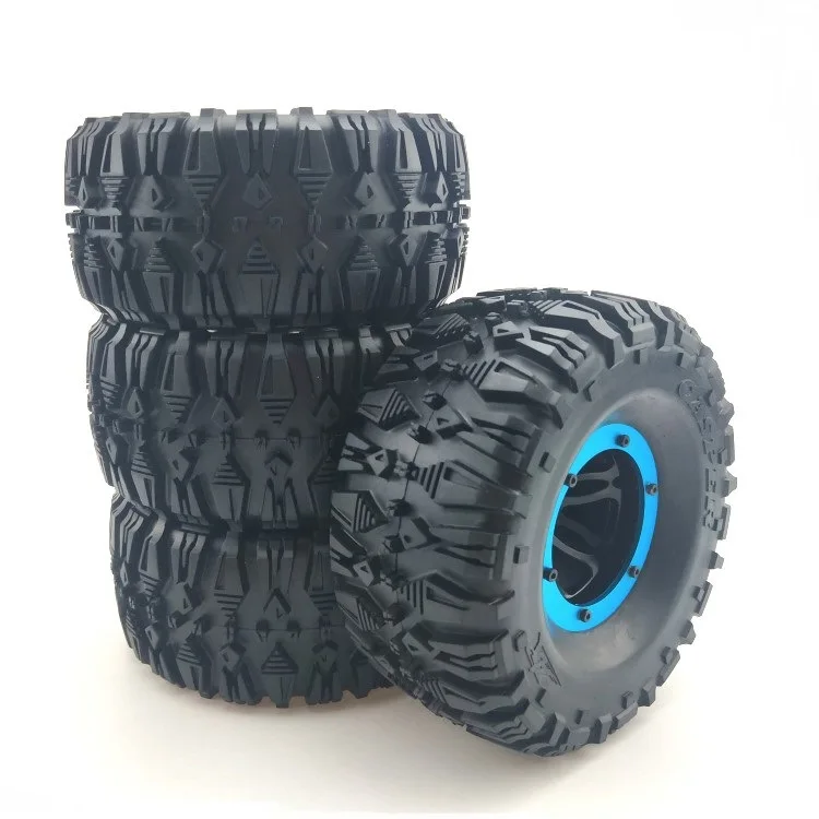 

2.2-Inch Climbing Car Pneumatic Tire Diameter 135 Inflatable Big Foot Tire 1/10 Model Fetal Combiner 12 Size