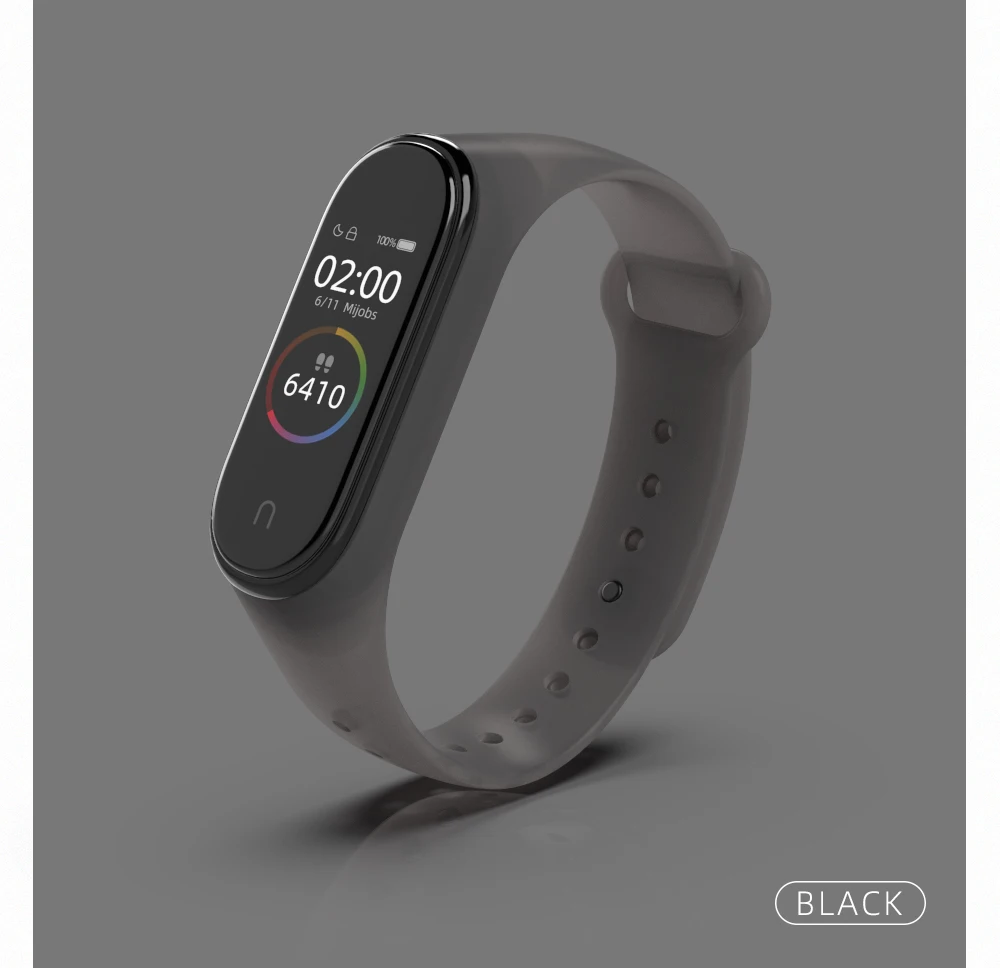 Mi jobs mi Band 4 ремешок Цветной силиконовый ремешок для Xiaomi mi Band 4 3 браслет mi band 3 Аксессуары для умных часов