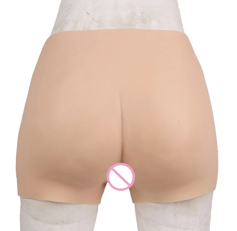 Силиконовые четыре угла поддельные влагалищные трусики сексуальные Gluteal Groove скрытие Gaff трусы на бедрах усилитель для трансгендер Трансвестит Ajusen
