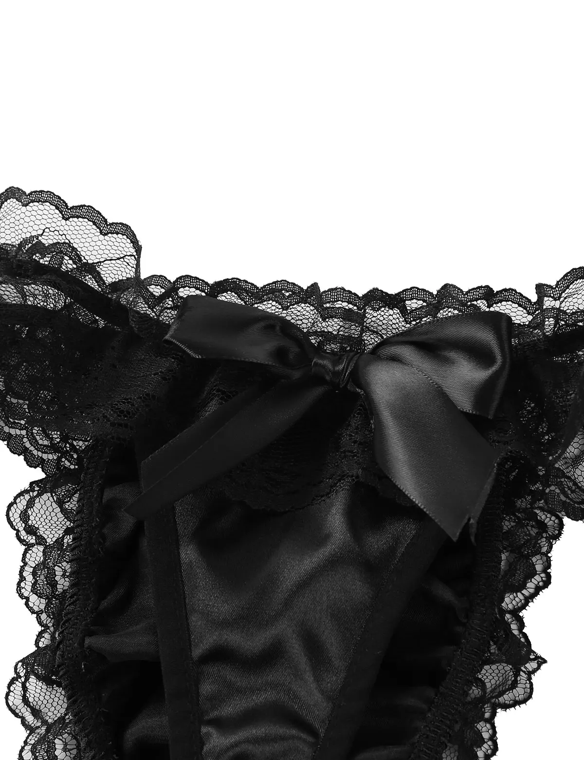 Mens Hot Sissy Floral Lace Panties Transparent Gay Sexy Lingerie Men Underwear Male Bikini Briefs Underwear for Nightwear