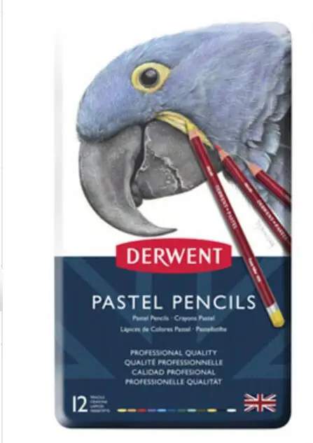 12/24/36/72 цветные бусины 4 мм core пастельных карандаш студента художника картина питания для карандашей портрета карандаш для рисования жестяная коробка
