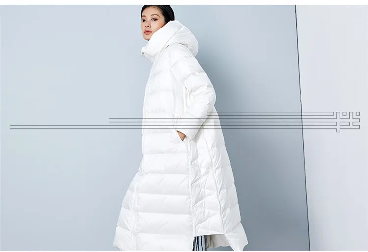 11,11 дизайн AIGYPTOS зимняя женская короткая Повседневная Свободная пуховая куртка с капюшоном офисная Дамская элегантная тонкая длинная пуховая куртка