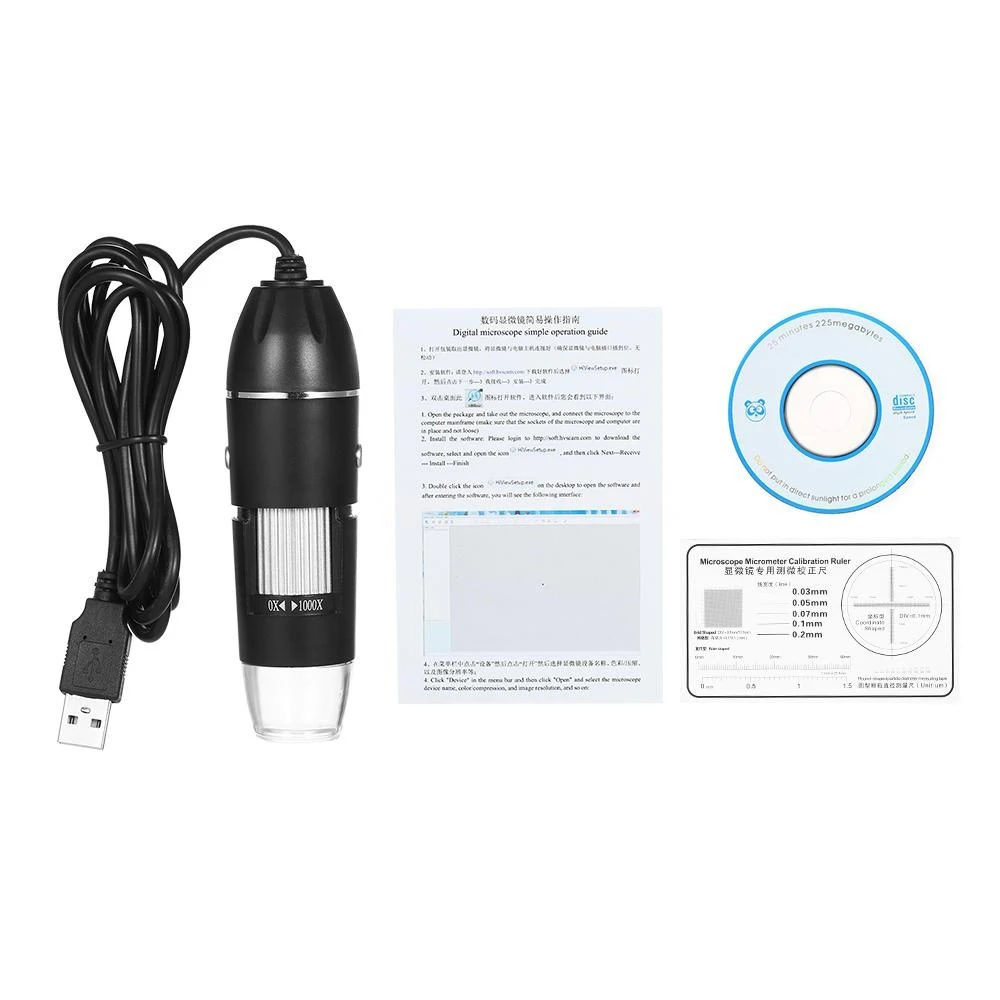0.3 mp Digital Zoom Microscope 1000X Portable Hand Held Endoscope Inspection Monitoring Practical Digital Microscope