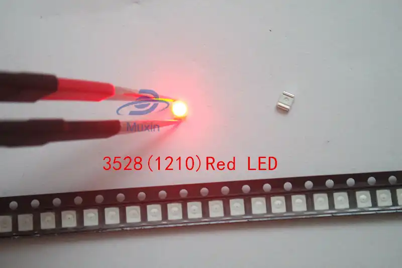 100 шт. SMD чип 3528 красный светодиодный 20mA 2V plcc2 plcc4 ультра яркий светильник 3-4LM 1210 поверхностного монтажа светильник SMT светильник