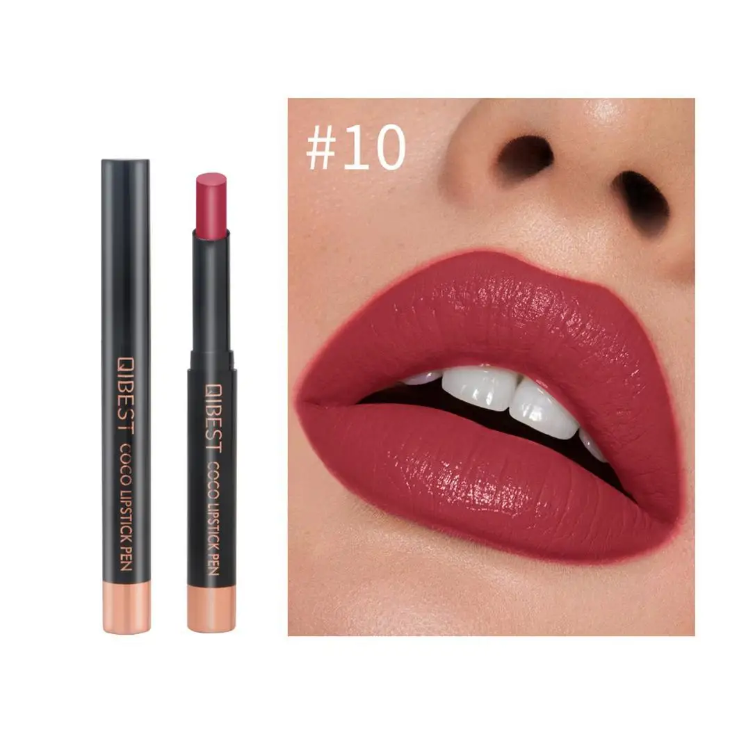 

Makeup Cosmetic Matte Long Lasting Waterproof Soft Cream Lipstick Ceresin, Disosteary Malate, Beeswax,etc. Pen