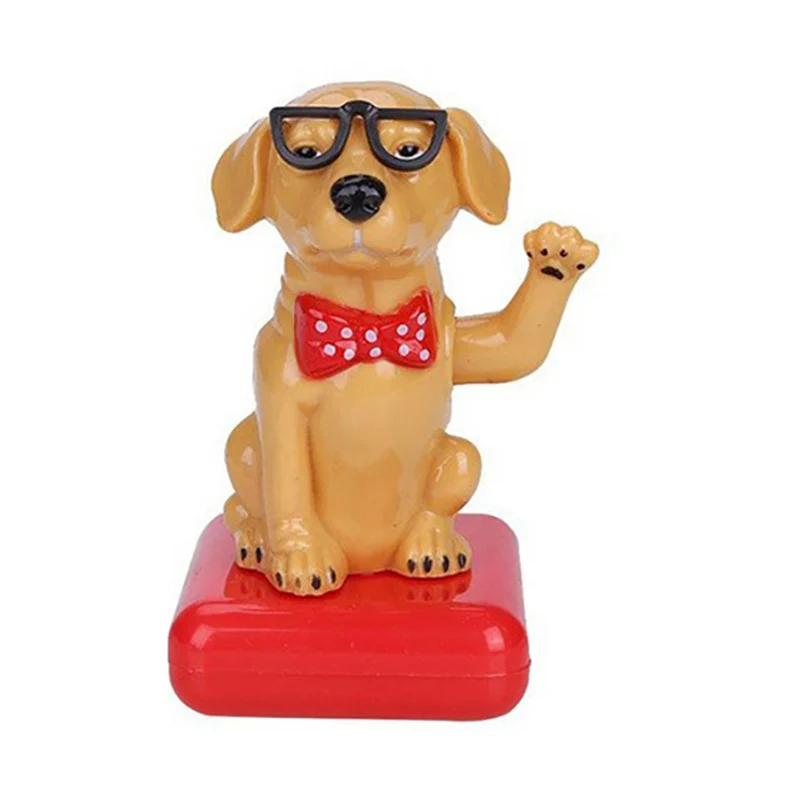 Cute Car Ornaments Car Dashboard Decoration Home Solar Toys For