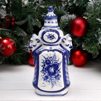 

Damask "Two-headed bull", Gzhel, 1.3 L 4882382