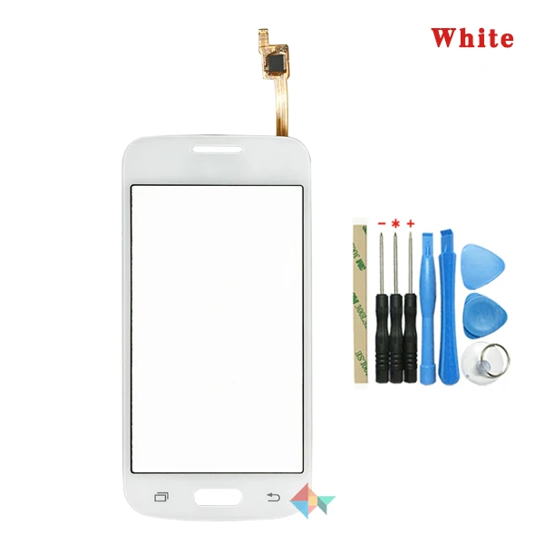 Высокое качество 4," для samsung Galaxy DUOS Star Advance G350E SM-G350E сенсорный экран дигитайзер Переднее стекло объектив сенсорная панель - Цвет: white With Tool