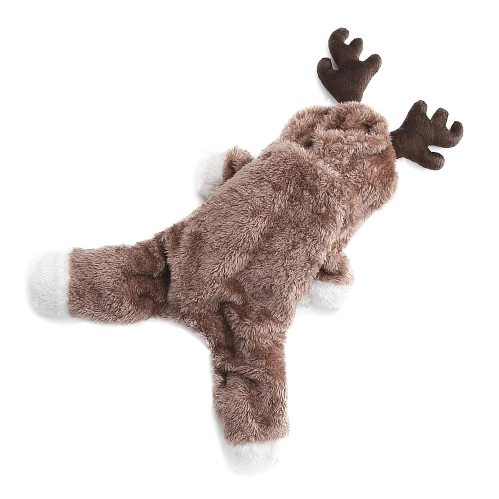 Adorable Elk Deer Sheep Shape Down Parkas For Christmas Decor Dog Thick Plush Coat Winter Costume Puppy Dog Cosplay Clothes - Цвет: NO.1