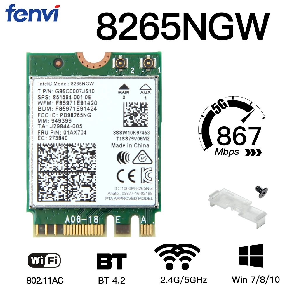 Modulo Wireless WiFi 5 WLE600VX (QCA9882) Dual Band 2.4/5GHz 867Mbps Con Connettori U.FL Per Router AP Industriali