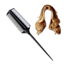 1 шт., Профессиональная парикмахерская двухсторонняя Расческа для окрашивания волос с нейлоновой сушкой для волос, щетка для окрашивания волос, расческа для окрашивания волос, инструмент для укладки волос
