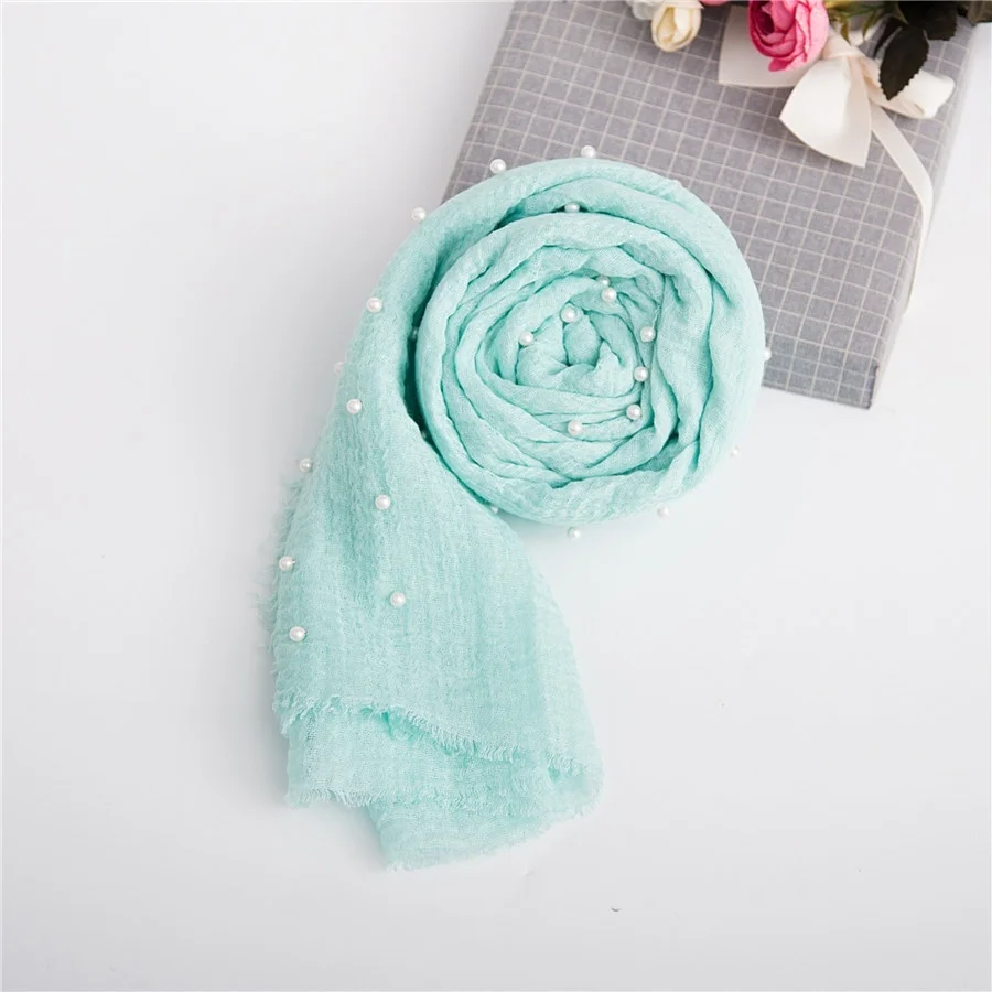 mint green Мусульманское многофункциональное мягкое детское фото реквизит новорожденное одеяло для фото Упаковка жемчужина бисером - Цвет: mint green