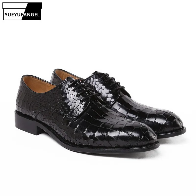 Handgemaakte Designer Vintage Luxe Casual Bruiloft Formele Schoenen Mannen Merk Echt Lederen Mannelijke Spitse Derby Jurk Schoenen Handgemaakte Designer Vintage Luxe Casual Bruiloft Formele Schoenen Mannen Merk Echt Lederen Mannelijke Spitse Derby Jurk Schoenen
