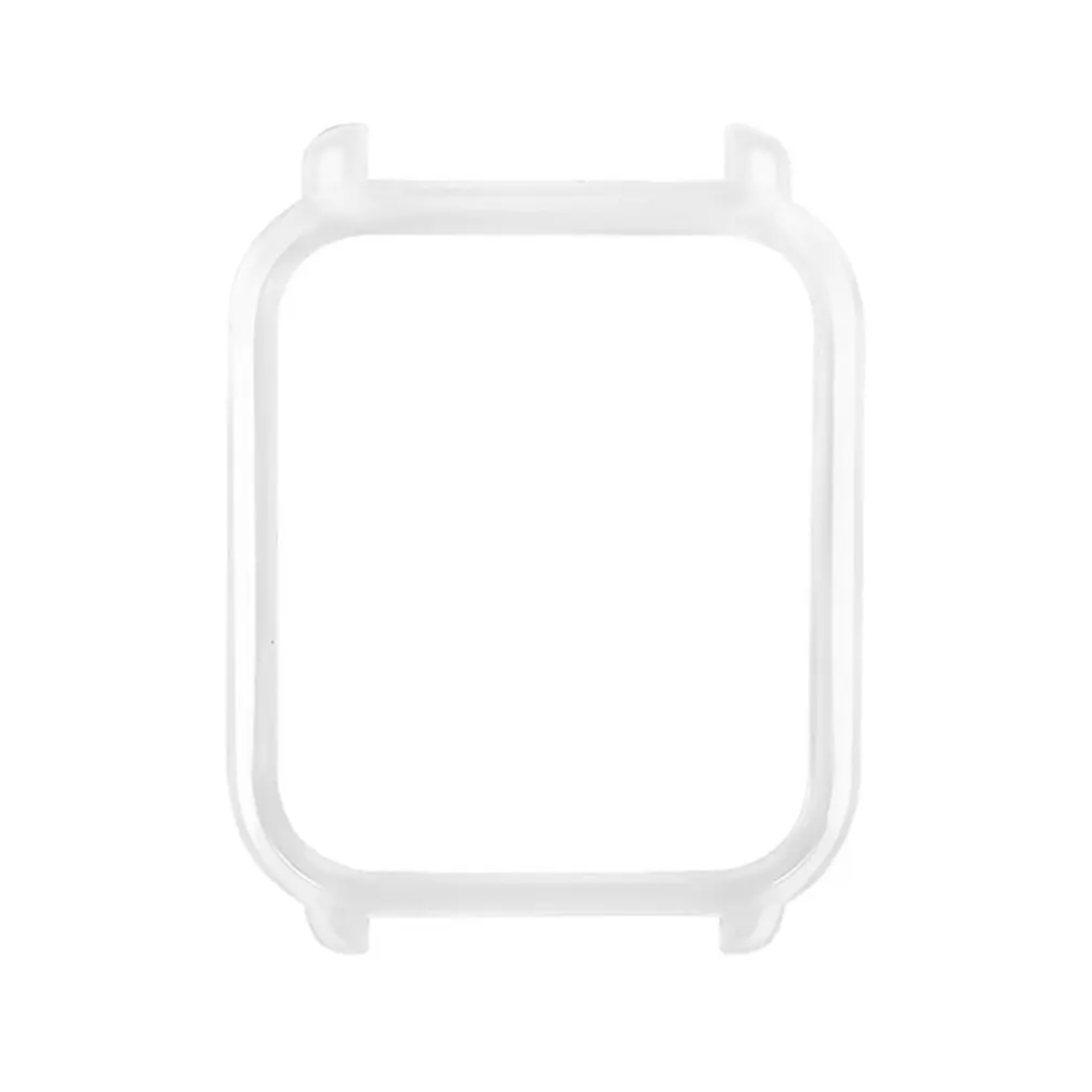 A Прозрачный тонкий чехол для часов, защитный чехол для Xiaomi Huami Amazfit Bip Bit Youth Watch - Цвет: A
