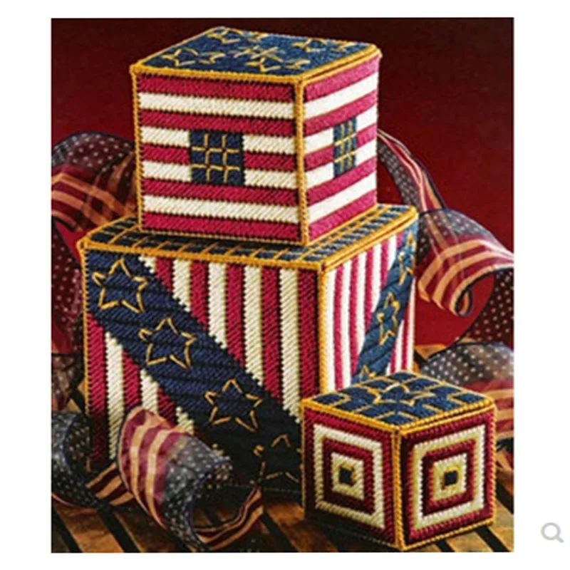 5D handmade DIY material package wool cross stitch three dimensional