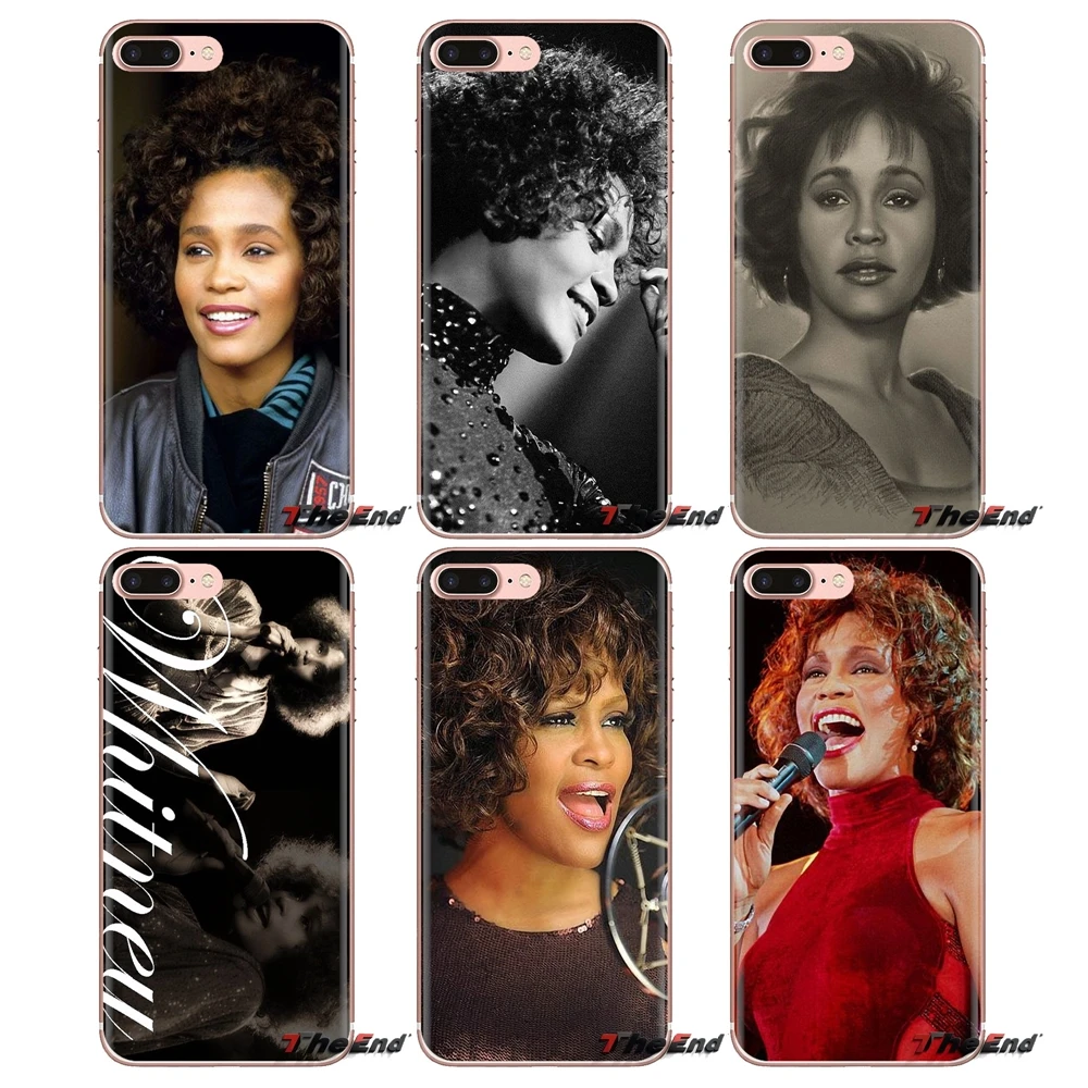 Для iPod Touch Apple iPhone 4 4s 5 5S SE 5C 6 6S 7 8 X XR XS Plus MAX TPU Прозрачный чехол Whitney Houston американская