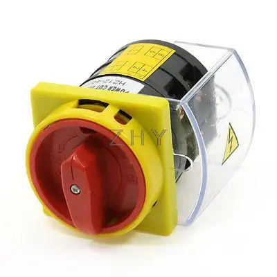 

AC380V 40A AC500V 20A Power Cut Off Universal Changeover Switch HZ12-40/04