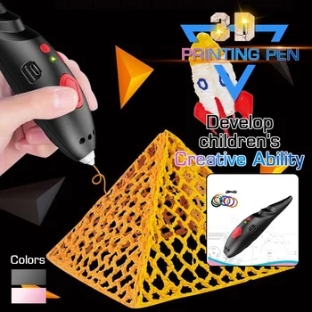 

LBLA 3D Pen Printer 3D Drawing Scribble Printing Pencil with Colorful PLA Filament for Kids DIY Children Gifts