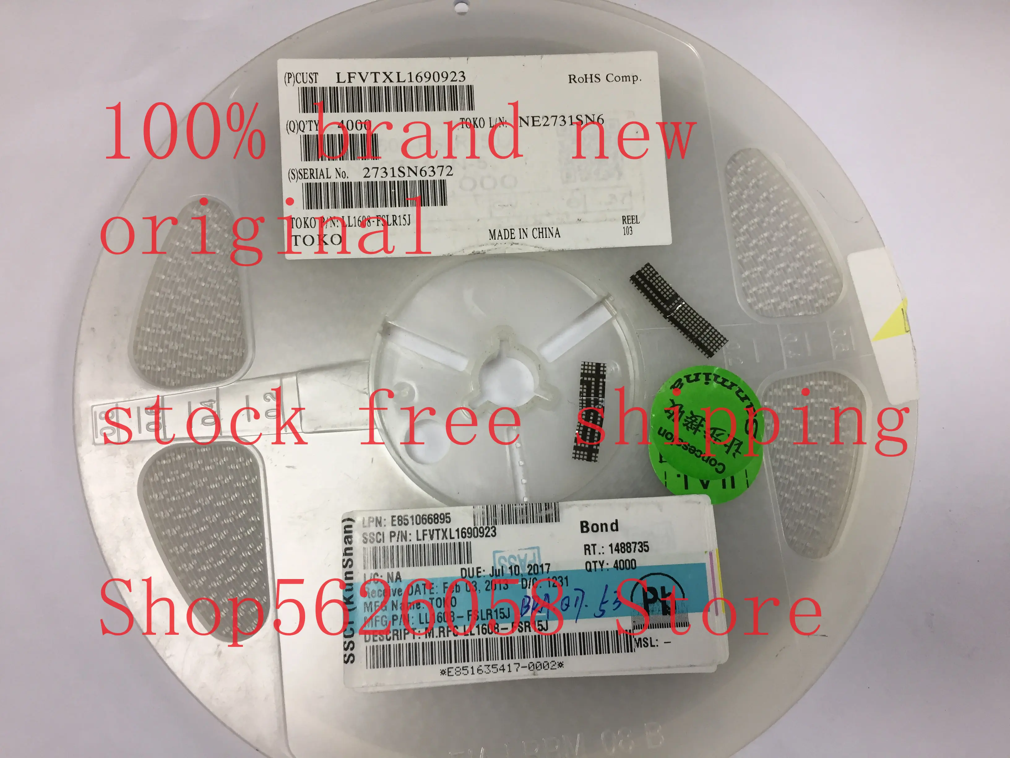 

LL1608-FSLR15J SMD 100% Новый оригинальный 50 шт./лот в наличии