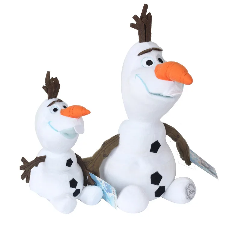 Disney Frozen 30cm 50cm Olaf Plush Kawaii Snowman Toys Action Figure Model Soft Stuffed Anime's Doll Toys For Children's Gift 5
