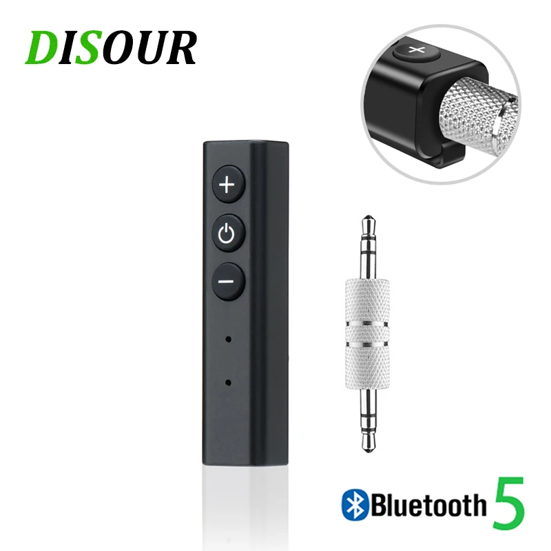 5 0 автомобильный Bluetooth приемник аудиоразъем AUX 3 мм комплект громкой связи