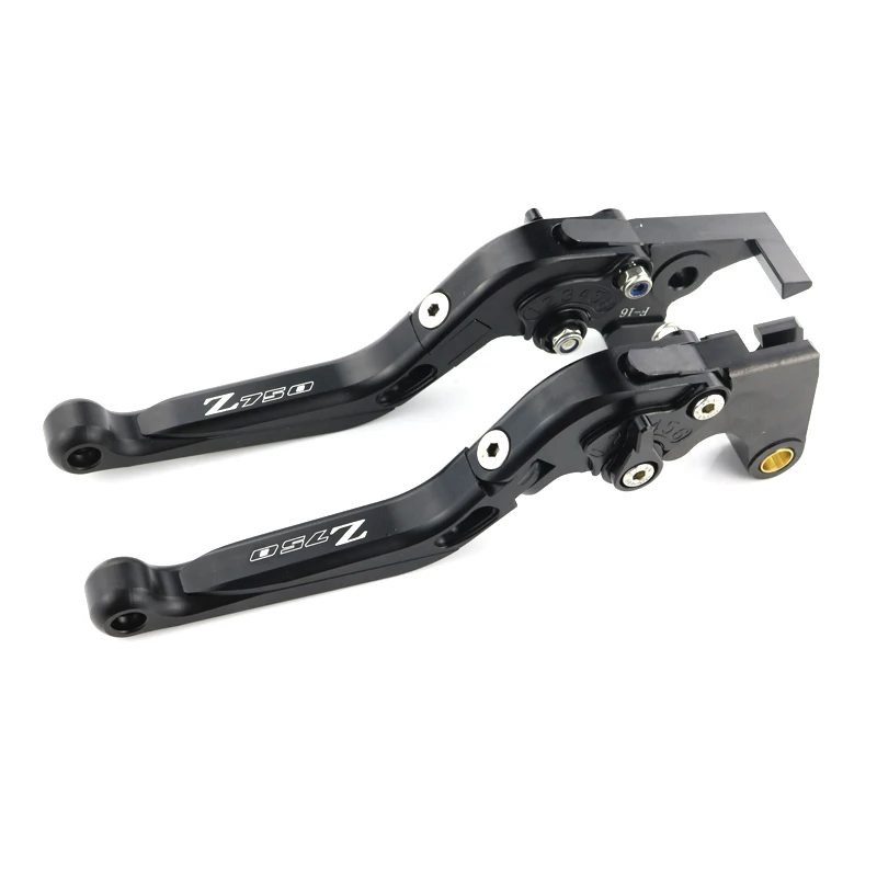 Складные тормозные рычаги сцепления для Kawasaki Z750 2007 2008 2009 2010 2012 CNC Складные Выдвижные регулируемые мотоциклетные алюминиевые