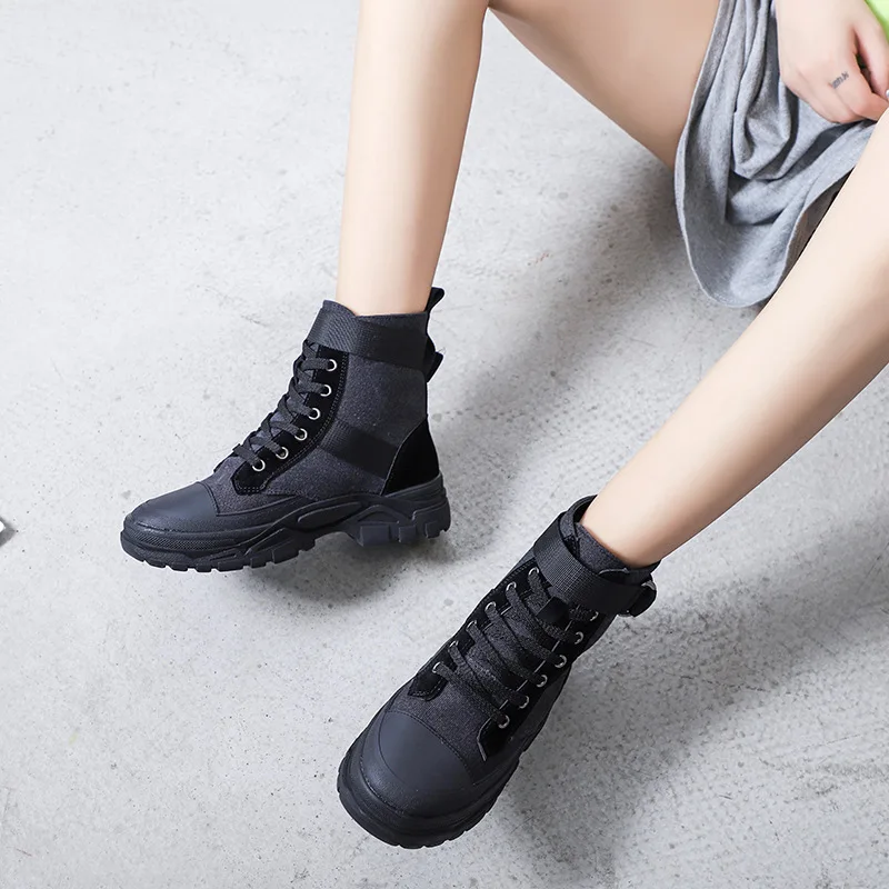 

Martin Boots Women's England Style Spring And Autumn Single Boots 2019 New Style Versatile Short Boots Handsome Online Celebrity