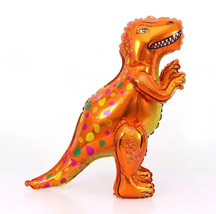 1 шт. Kawaii 3D Динозавр воздушный шар из фольги стоящий Динозавр Дракон день рождения деко вечерние товары для мальчиков Детские Игрушки гелиевые глобалы