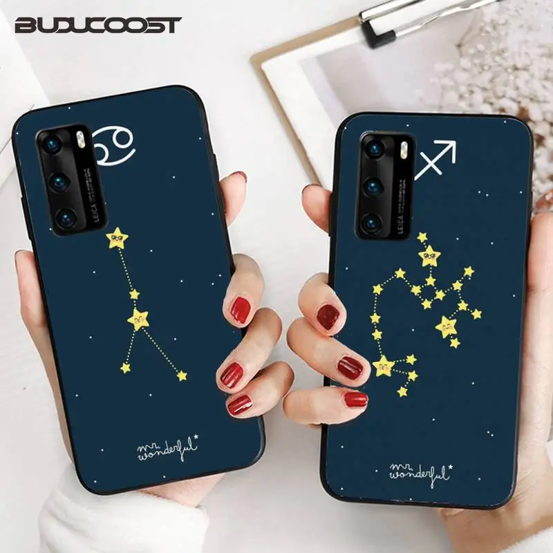 CUCI 12 созвездий знаков зодиака чехол для телефона huawei p30 lite pro/p20 p10 p smart плюс z 2019 2018