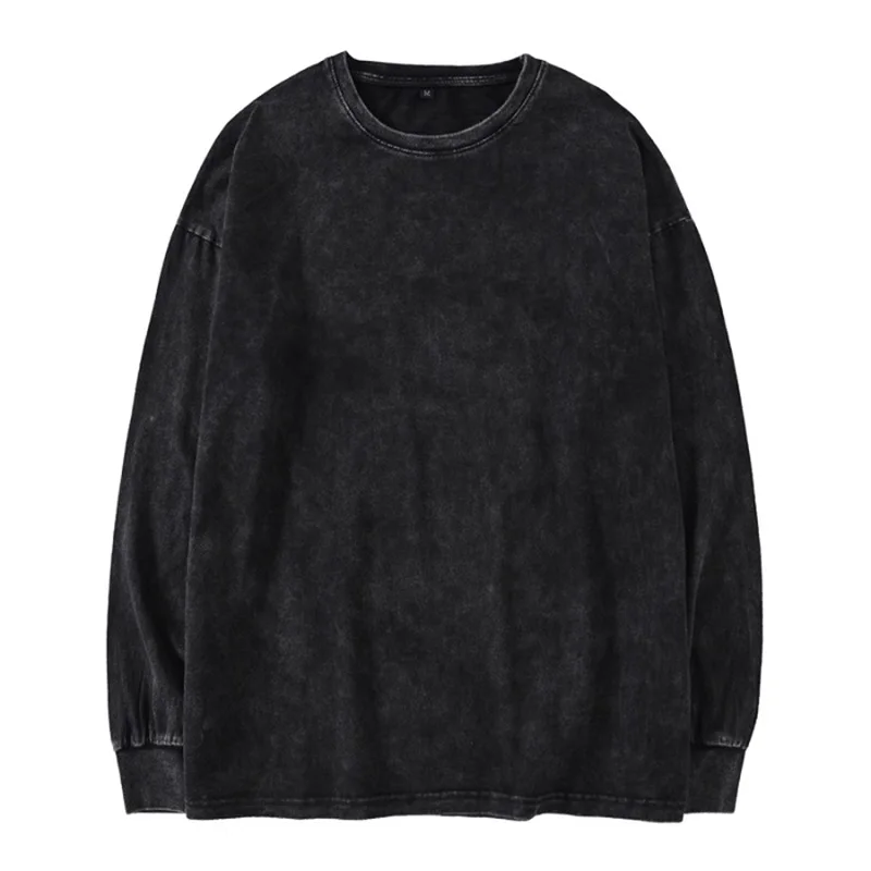 

2019 Dropped Shoulders Men Hoodie In Wash Black Color Oversized Men Hoodies Street Wear Men Winter Hoodies Top 2085