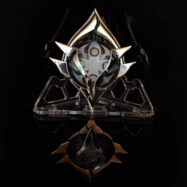 Genshin Impact Trinket Mondstadt Liyue Harbor Vision Of God Keychains Anime Accessories Bag Pendant Key Rings High Quality white delusion