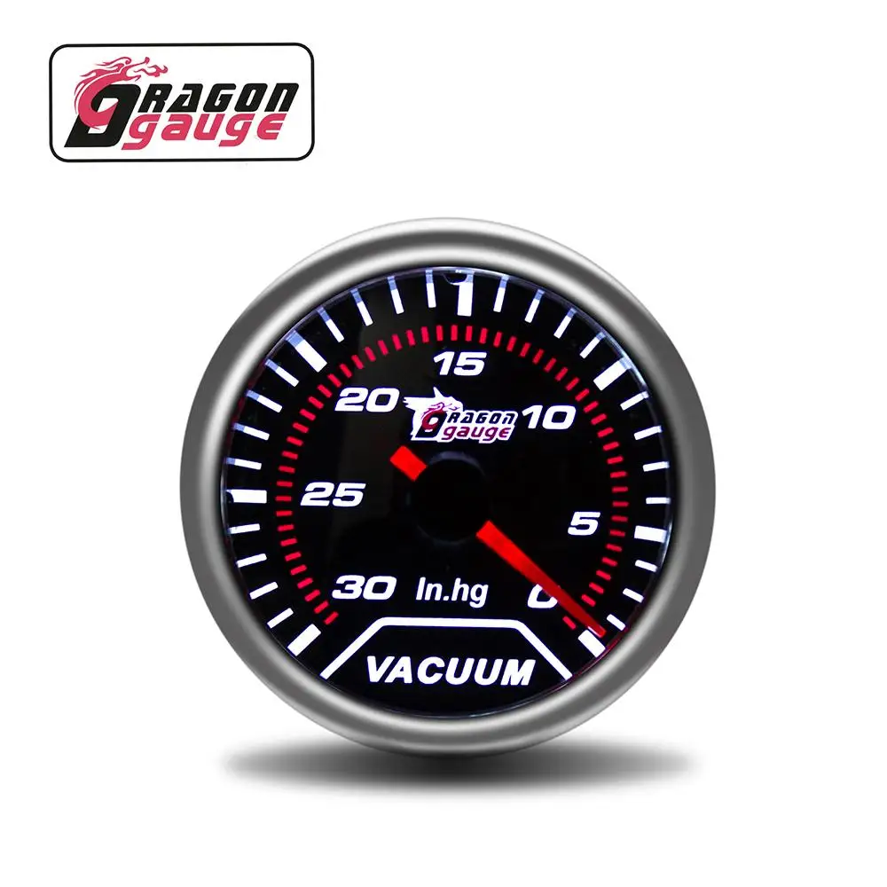 Грагон Калибр " 52 мм Boost GAUGE бар Psi температура выхлопных газов температура воды Температура масла OilPress воздушный датчик соотношения топлива вольтметр Тахометр - Цвет: Vacuum Gauges