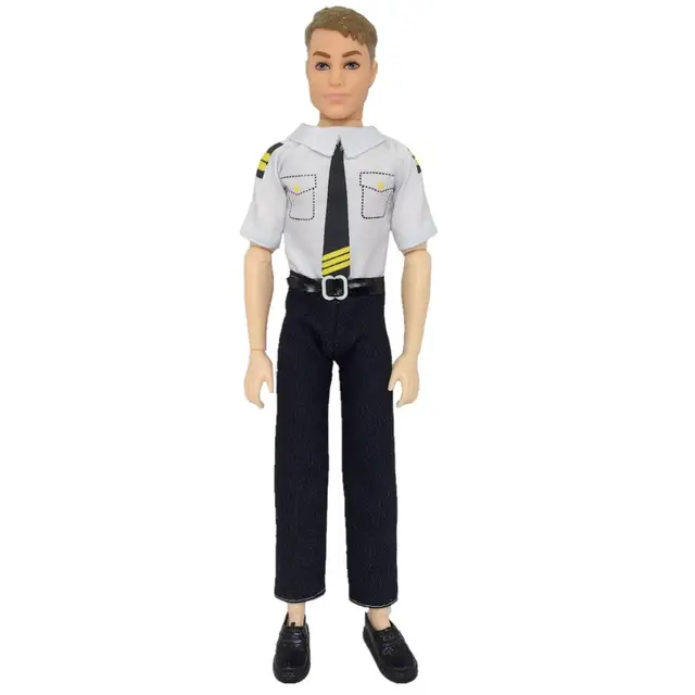 1/6 Ken Doll Cloth Doll Police Uniform 