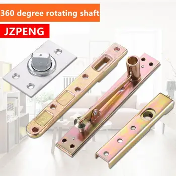 

JZPENG Aggravation 360 degree shaft wooden door up and down hinge positioning door axis heaven and earth axis rotation axis hidd