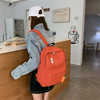 

2020 Xiniu Backpack Female Simple Nylon Large Capacity Solid Color Waterproof Nylon Casual Backpack School Bag рюкзак женский