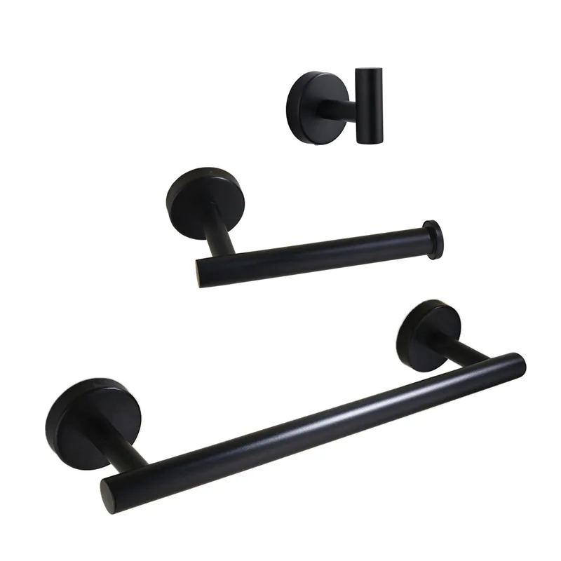 Towel Holder Stainless Steel Kitchen Bathroom Towel Toilet Paper Holder for Towels Bar Rail Hanger Rack Organizer