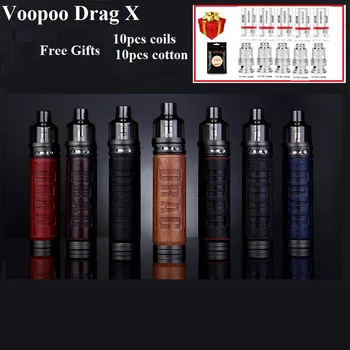 

Free Gifts Original VOOPOO Drag X Mod Pod Vape Kit with TFT Color Screen & GENE.TT Chip E-Cig Vaporizer Vs Vinci X /Aegis Boost