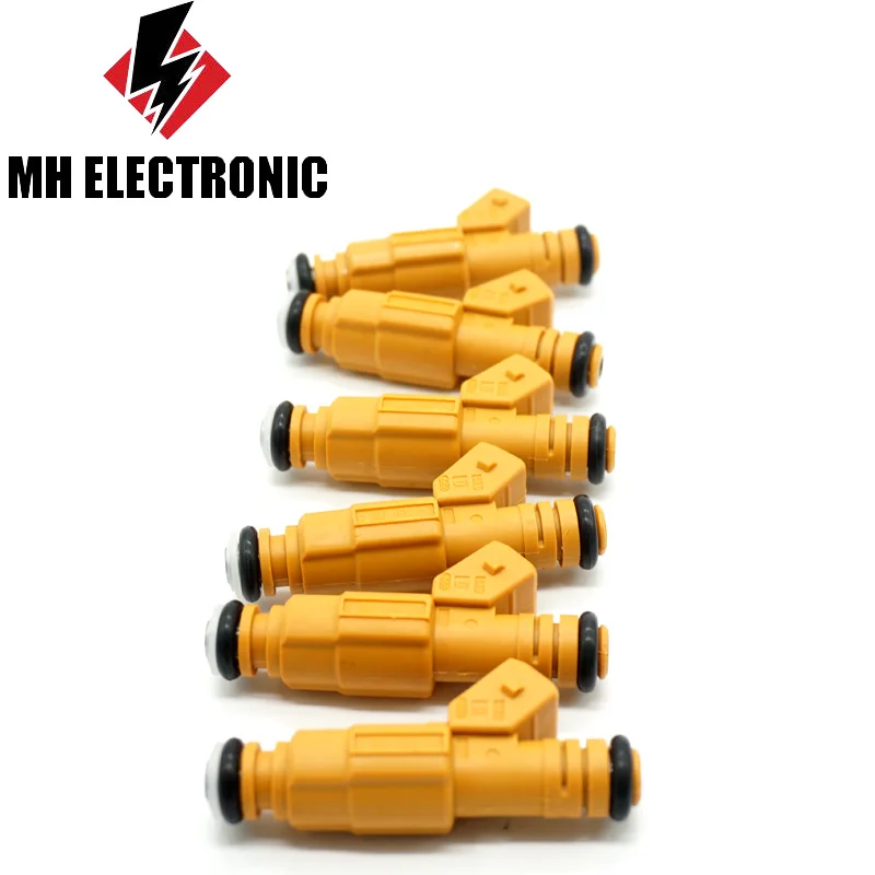 MH Electronic 0280155710 6 шт./лот высококачественный топливный инжектор для Jeep 87-98 4.0L