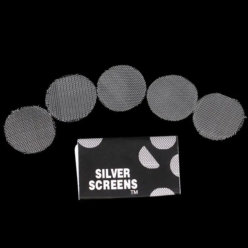 100Pcs Silver Gold Pipe Screens For Metal Glass Wooden Acrylic Water Smoking Tobacco Pipe Filters smoking pipe filters