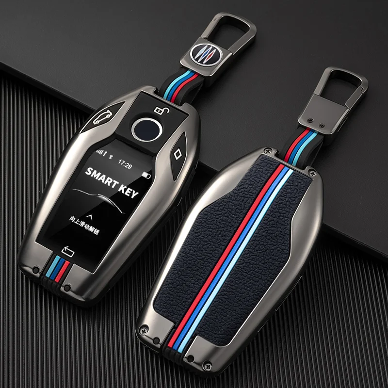 Suitable for BMW LCD key cover touch screen 7 series 730Li 740 new X5 X6 X7 535Le GT 630 remote control protective shell bag