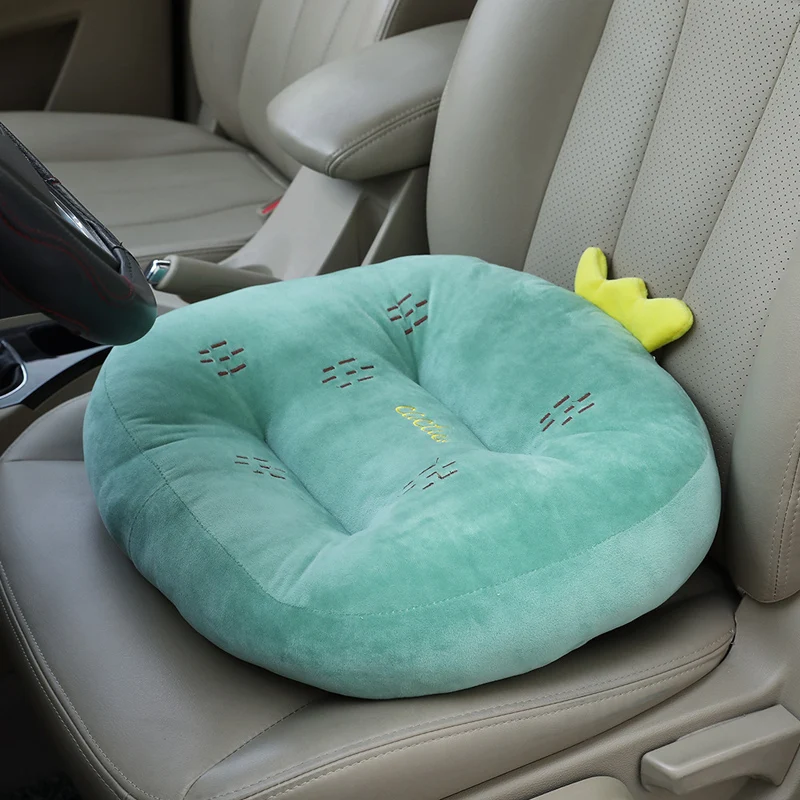 Cartoon Car Seat Cushion Office Thickened Chair Cushion Heightening Butt Pad  Children's Plush Stuffed Toy Cute Doll Home Pillow - AliExpress