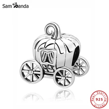 Бусины из стерлингового серебра 925 очаровательные браслеты Pandora, оригинальные подвески, подарок на день Святого Валентина, сделай сам, Женские Ювелирные изделия