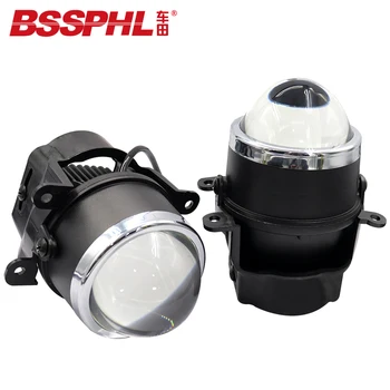 

BSSPHL Carstyling Retrofit light HD 3.0 Bi-xenon LED fog lamp lens fit for Megane II Scenic II Megane CC Koleos Latitude Fluence