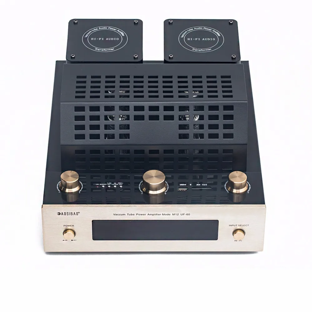 M12 Hi-Fi 4,0 Bluetooth вакуумный ламповый усилитель поддерживает USB SD усилитель мощности