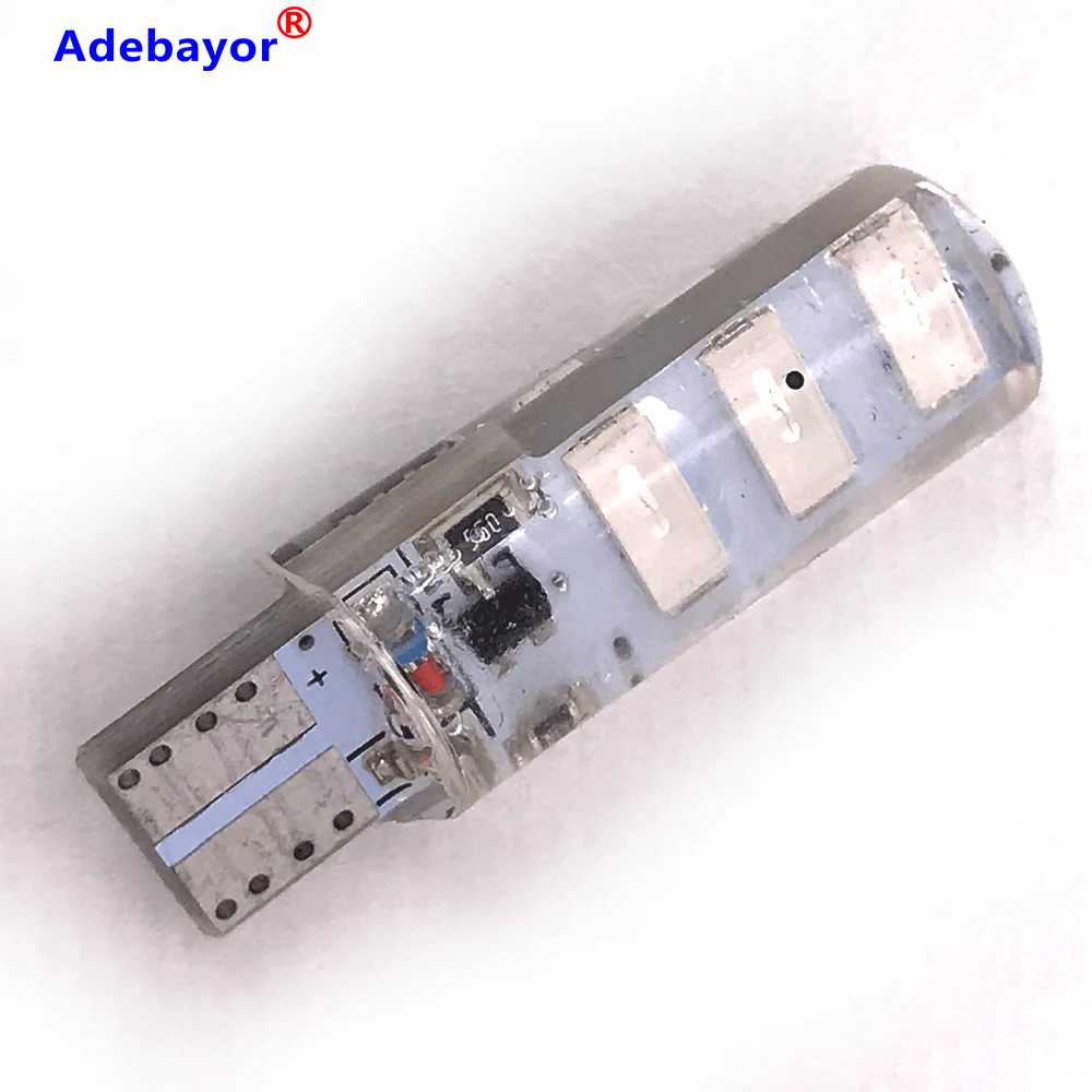 300 шт. T10 5730 5630 6SMD светодиодный водонепроницаемый постоянный светильник для вспышки, двойной режим, силиконовая гелевая оболочка, автомобильная лампа для чтения, автомобильная парковочная лампа
